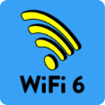 Icono: WiFi 6 y 4 fibras ópticas